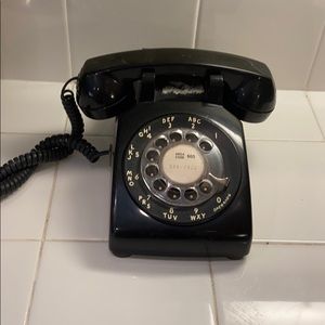 Old style rotary phone